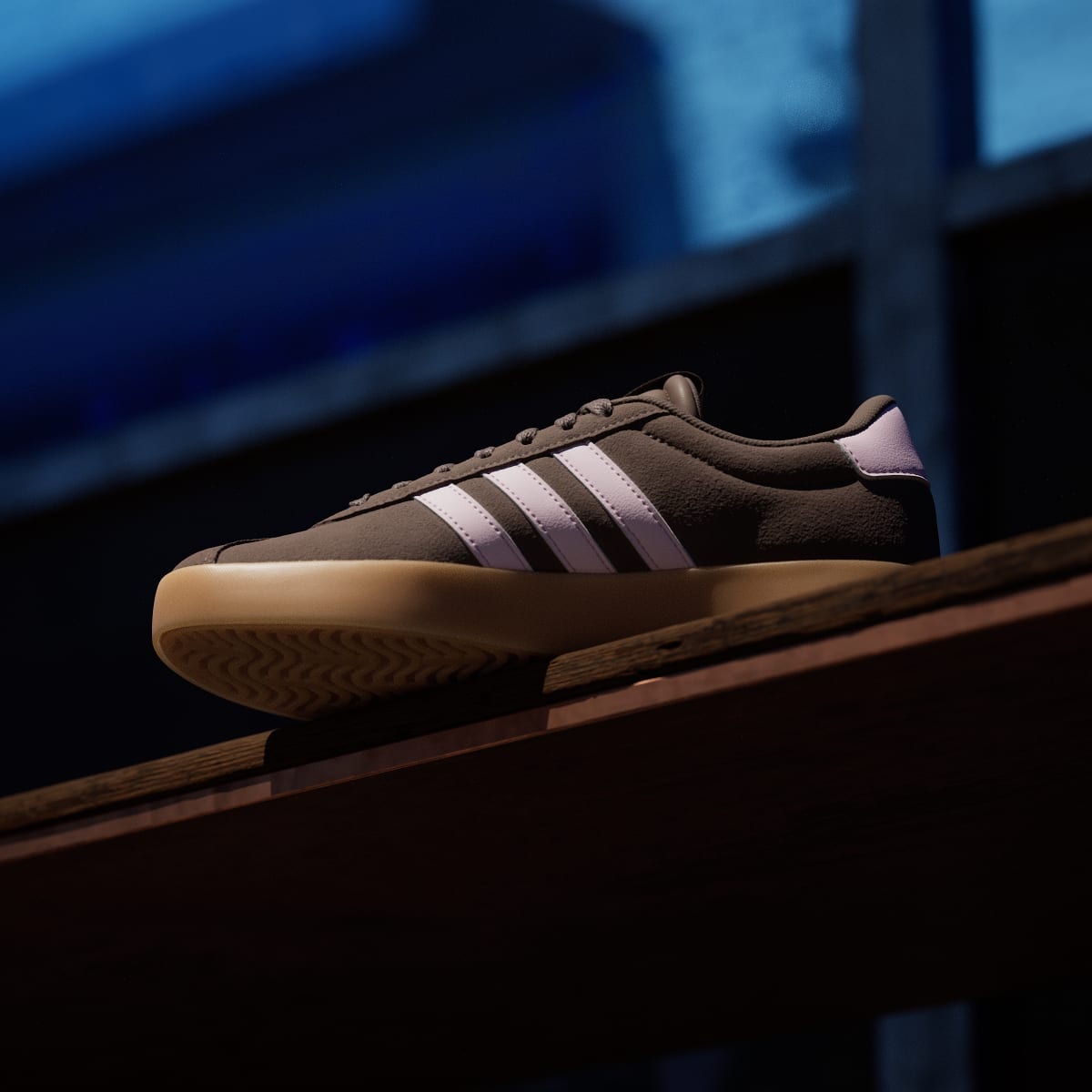 Overkicks - Adidas VL Court 3.0 Earth Strata Clear Pink (Womens) (IH6516) - detalle talon