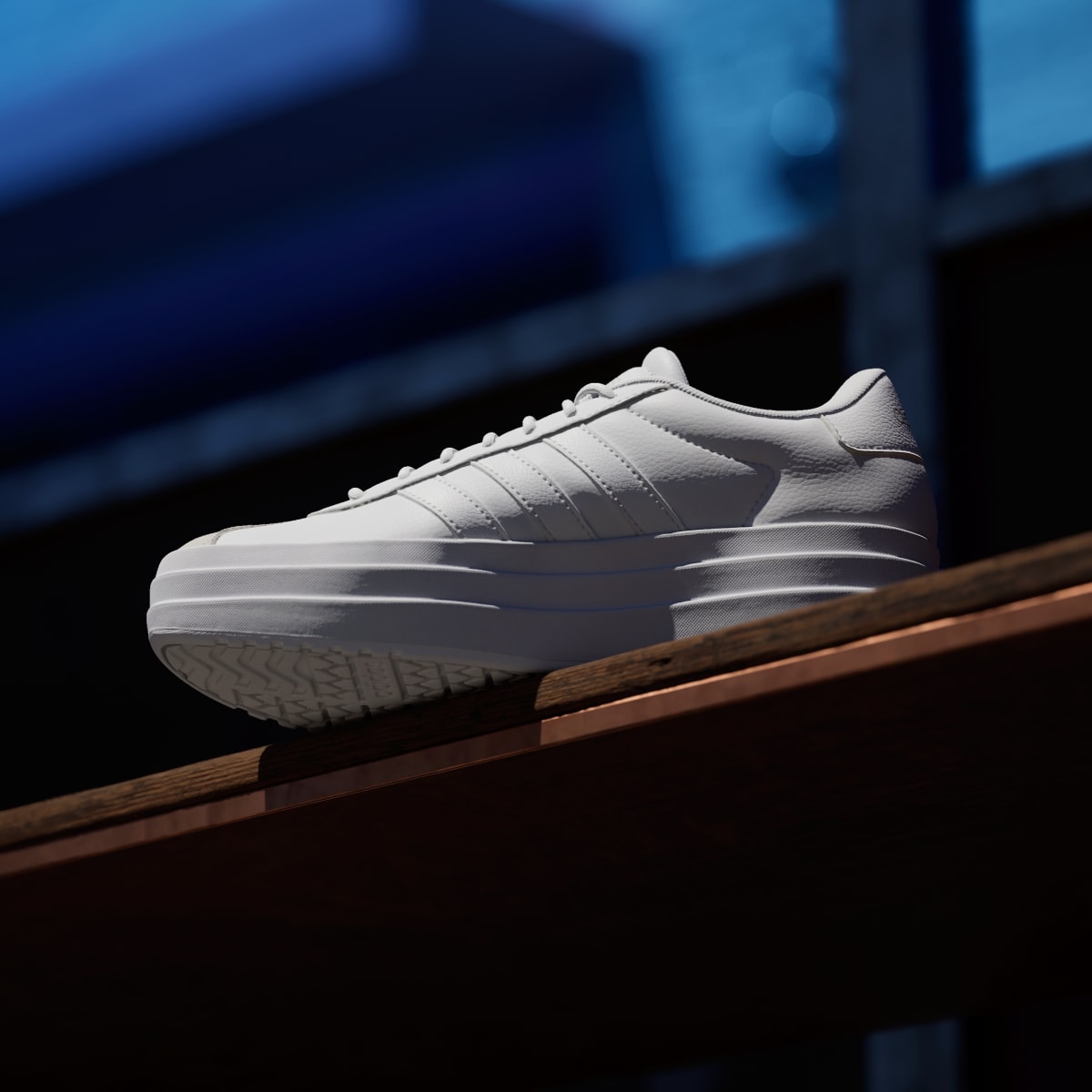 Overkicks - Adidas VL Court Bold Cloud White Crystal White (IH3082) - detalle lateral interior