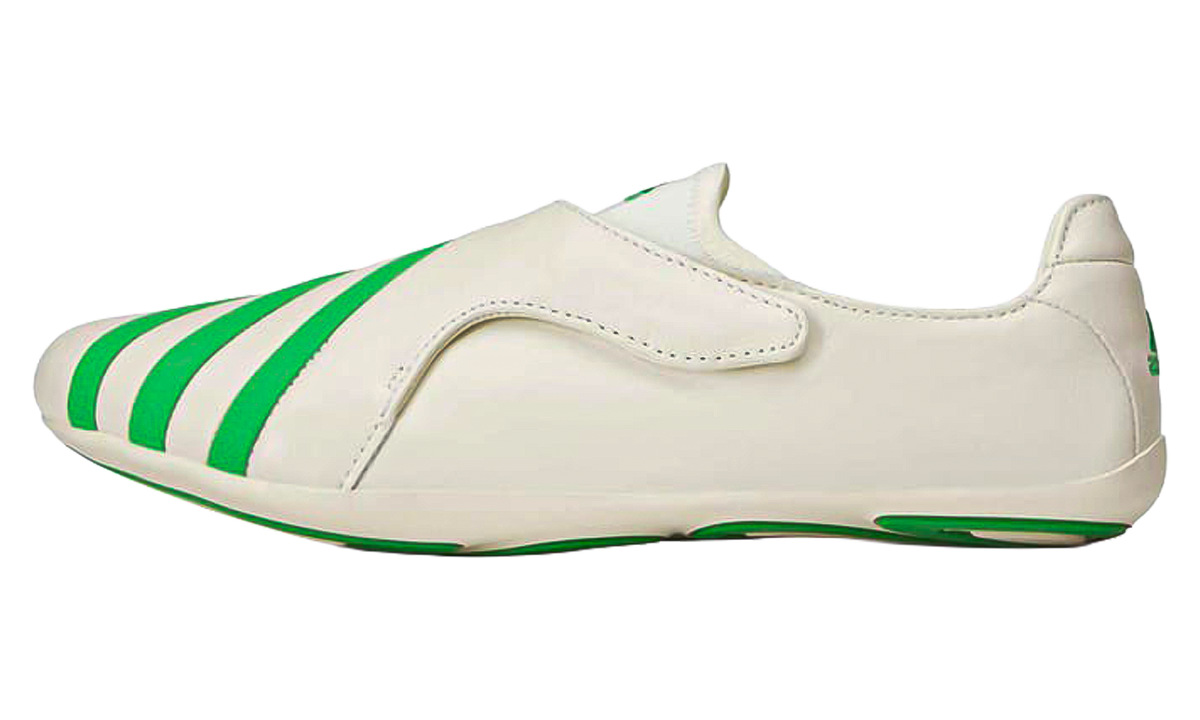 Overkicks - Adidas Vario Flat Earther Pharrell White Green (KI7669) - vista lateral