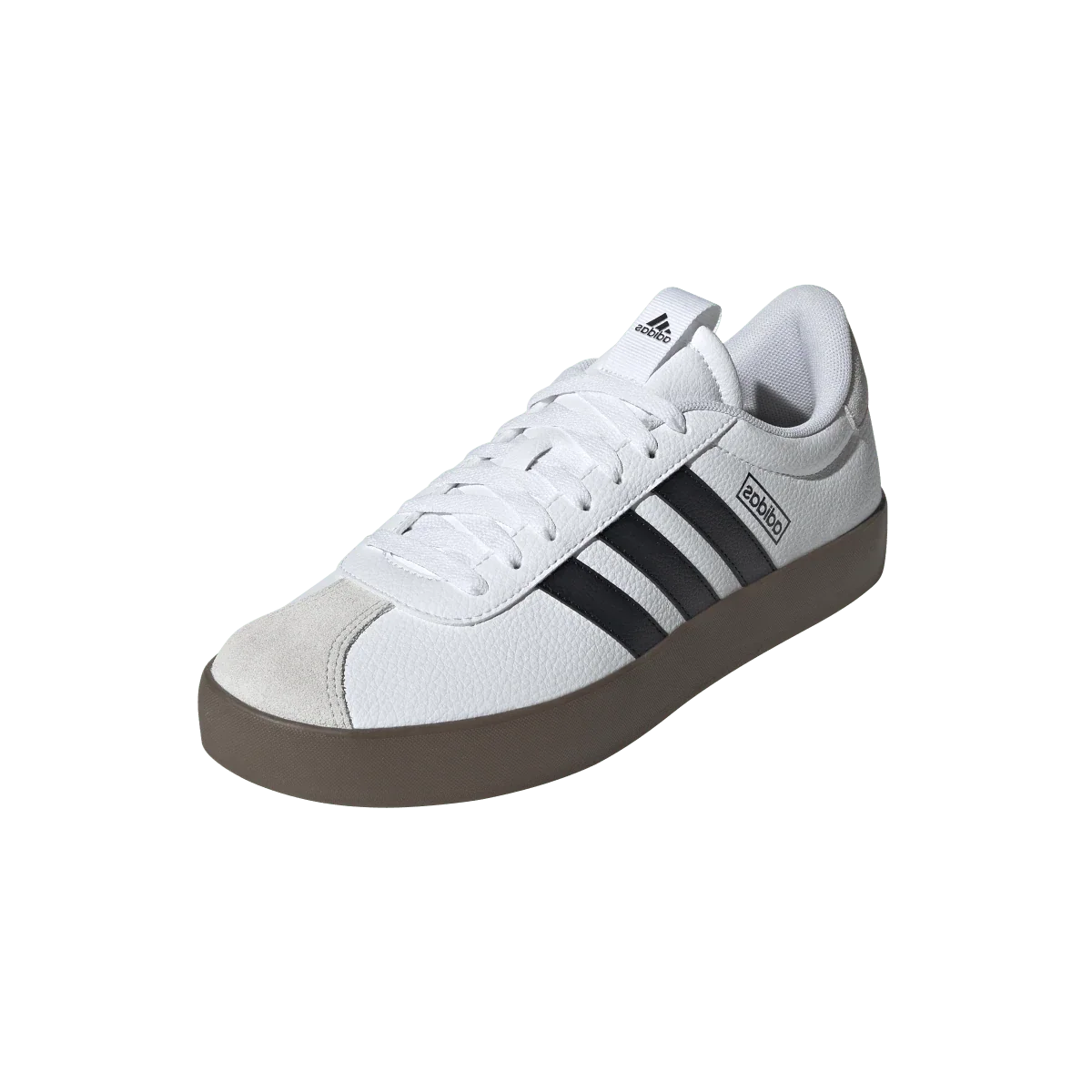 Overkicks - Adidas Vl Court 3.0 Cloud White Core Black Grey (ID6285) - vista trasera