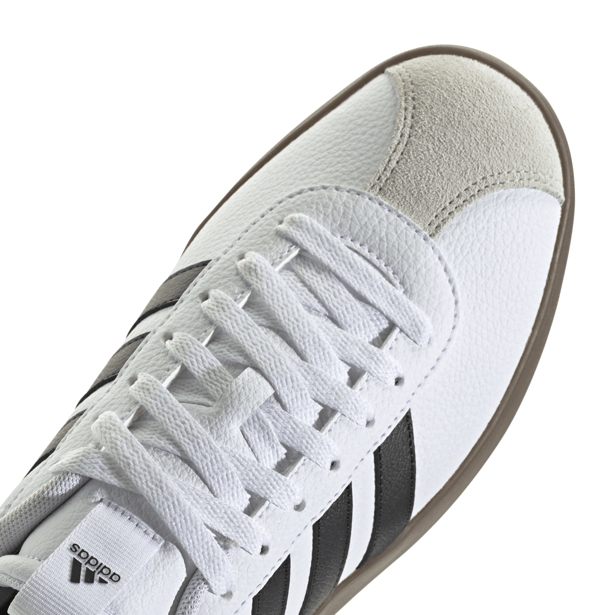 Overkicks - Adidas Vl Court 3.0 Cloud White Core Black Grey (ID6285) - detalle lateral interior