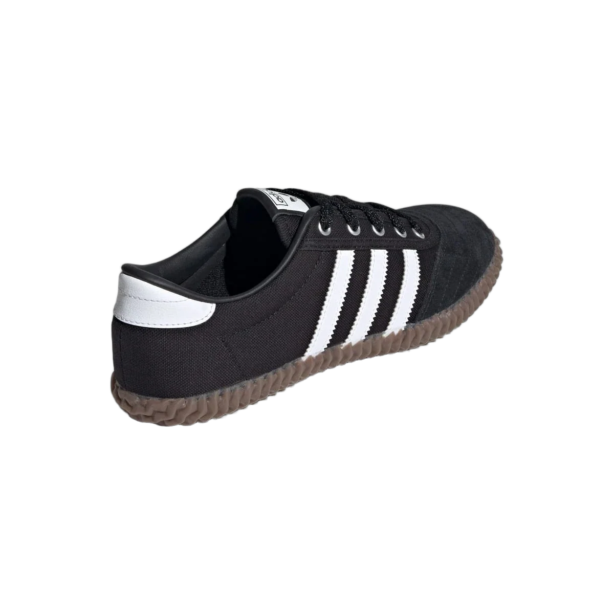 Overkicks - Adidas Volley Plimsole Core Black Cloud White Gum (Womens) (JR6016) - vista superior