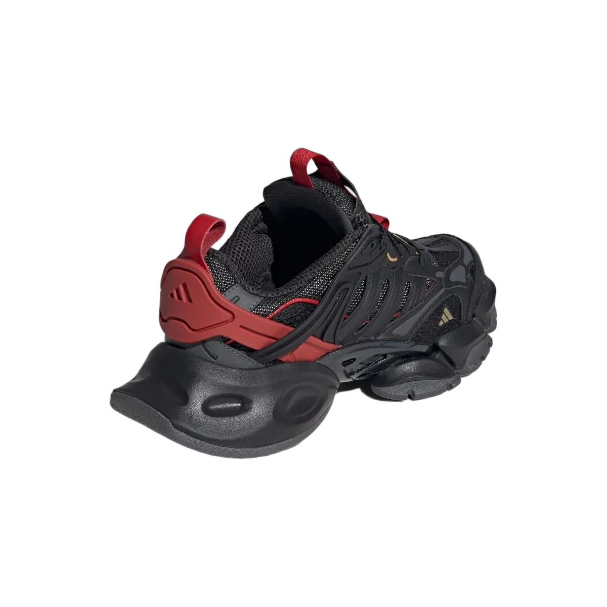 Overkicks - Adidas XLG Runner Deluxe Black Gold Metallic Red (JQ2974) - vista superior