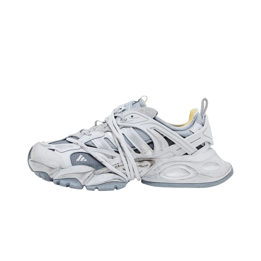 Overkicks - Adidas XLG Runner Deluxe Gray (JR9633) - vista lateral