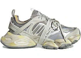 Overkicks - Adidas XLG Runner Deluxe Grey Metallic Silver (JR9631) - vista lateral