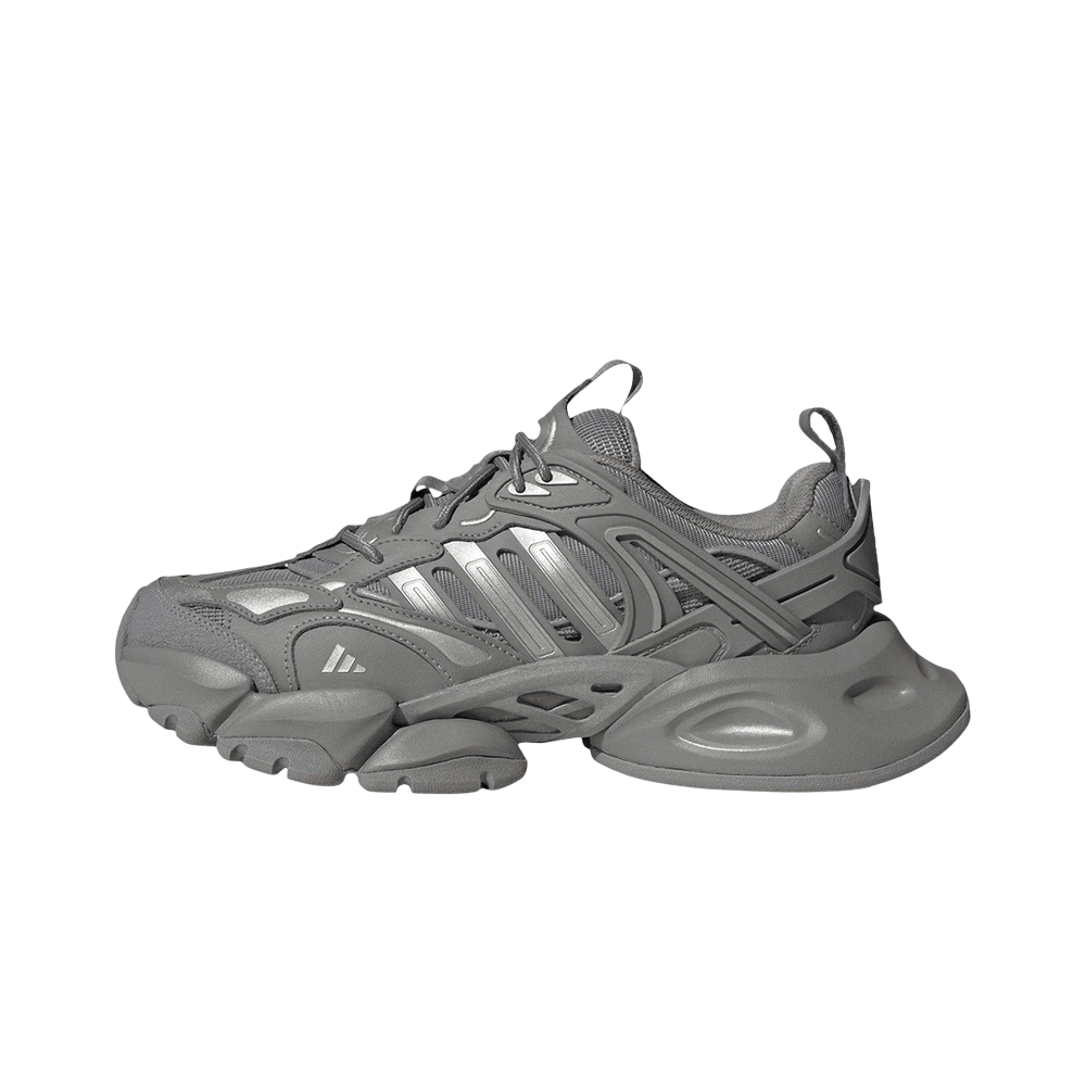 Overkicks - Adidas XLG Runner Deluxe Grey Silver (JR9174) - vista lateral