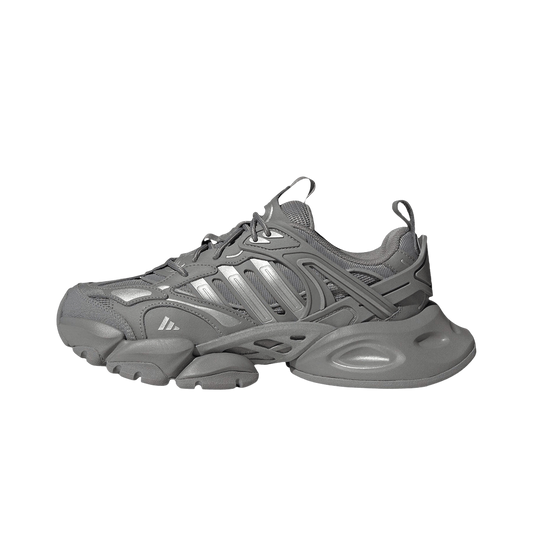 Overkicks - Adidas XLG Runner Deluxe Grey Silver (JR9174) - vista lateral