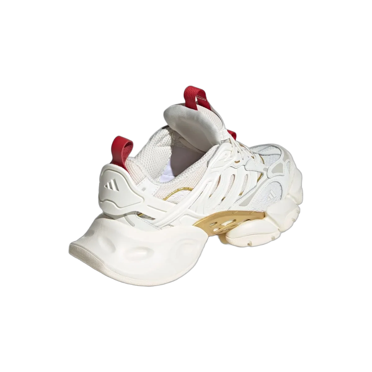 Overkicks - Adidas XLG Runner Deluxe Off White Gold Metallic Red (JQ2973) - vista superior