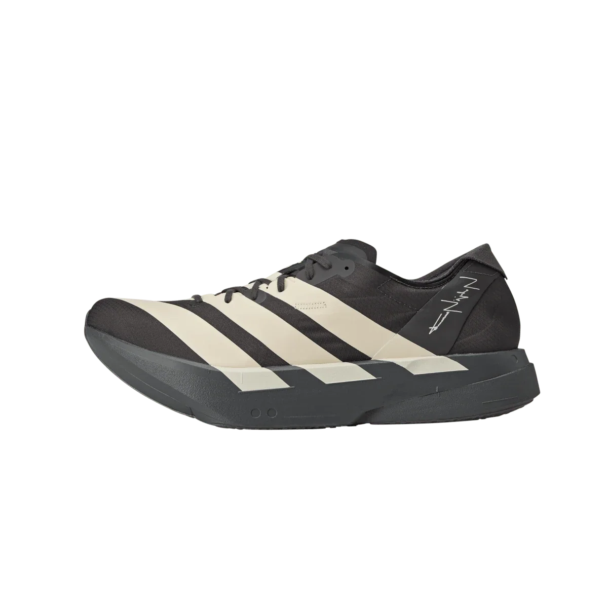 Overkicks - Adidas Y-3 Adios Pro 4 Utility Black Off White (KI6876) - vista lateral