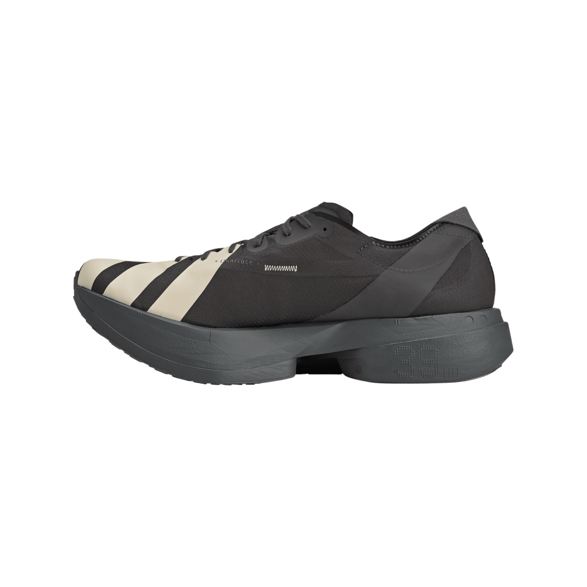 Overkicks - Adidas Y-3 Adios Pro 4 Utility Black Off White (KI6876) - detalle lateral interior