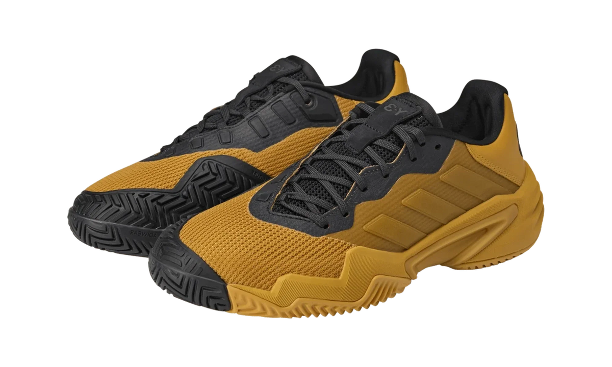 Overkicks - Adidas Y-3 Barricade 13 Collegiate Gold Black (JH5766) - vista trasera
