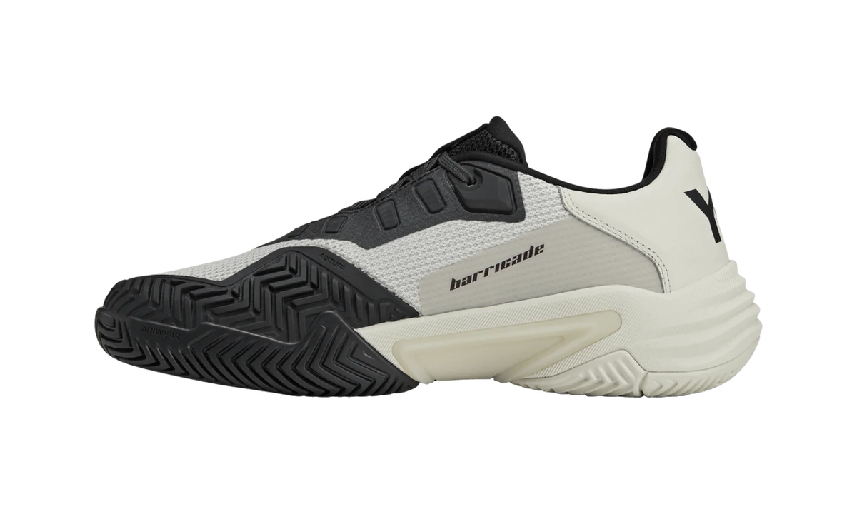 Overkicks - Adidas Y-3 Barricade 13 Orbital Grey Black (JP7720) - detalle talon