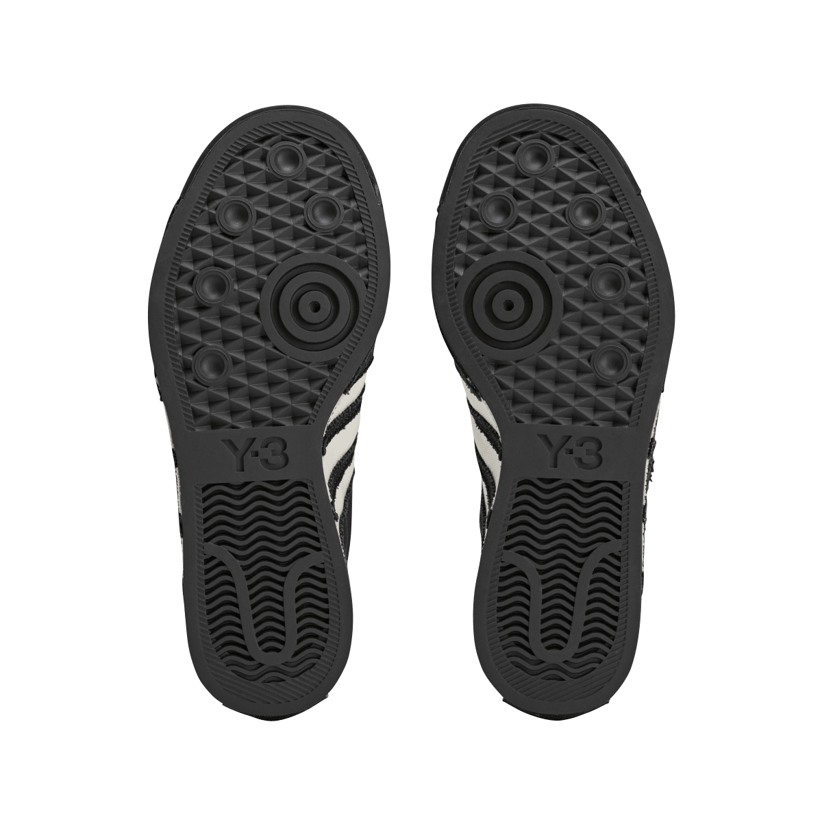 Overkicks - Adidas Y-3 Nizza Hi Black Off White Cut Out (KK3708) - vista superior