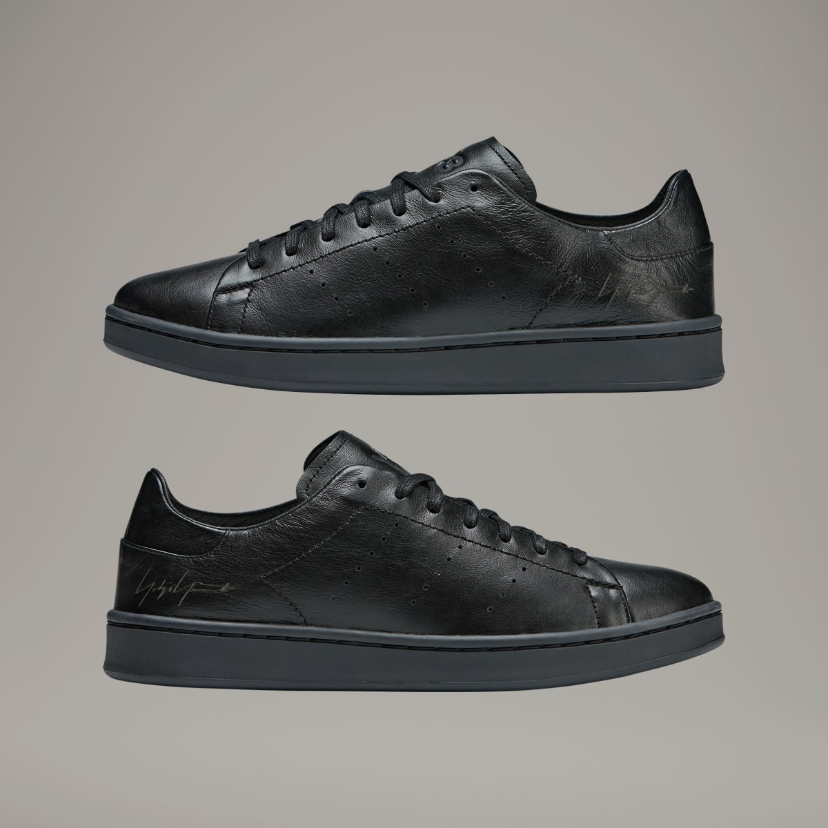 Overkicks - Adidas Y-3 Stan Smith Black (IG4036) - detalle lateral interior