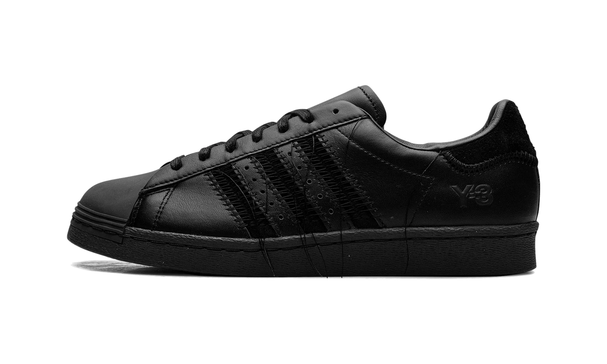 Overkicks - Adidas Y-3 Superstar Black (HP3127) - vista lateral