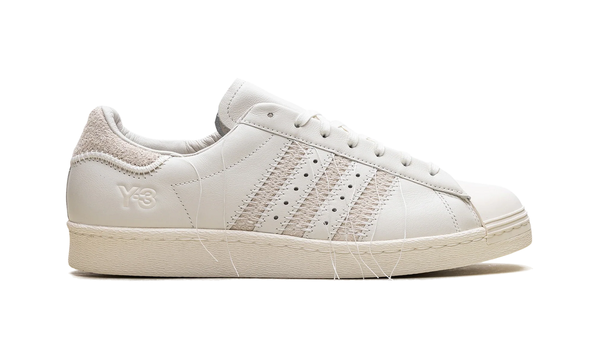 Overkicks - Adidas Y-3 Superstar Off White Sashiko (ID4122) - detalle talon