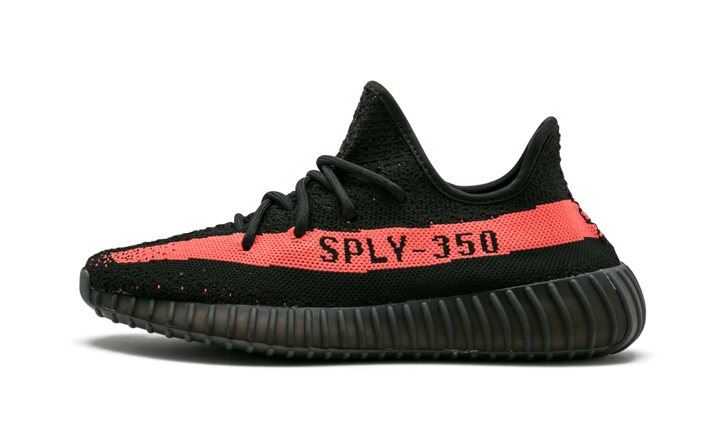 Overkicks - Adidas Yeezy Boost 350 V2 Core Black Red (BY9612) - vista lateral