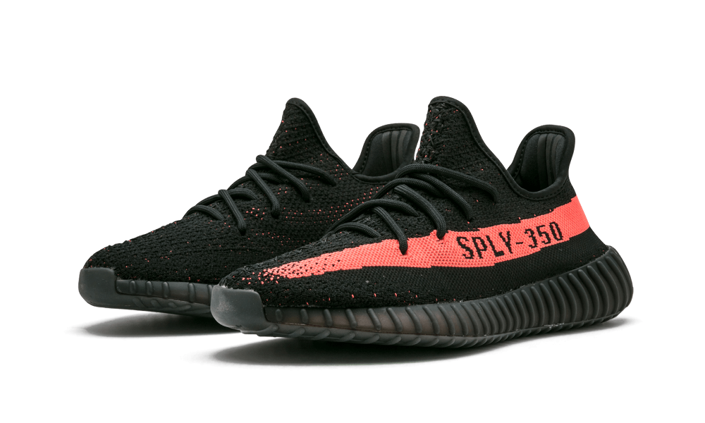Overkicks - Adidas Yeezy Boost 350 V2 Core Black Red (BY9612) - vista trasera