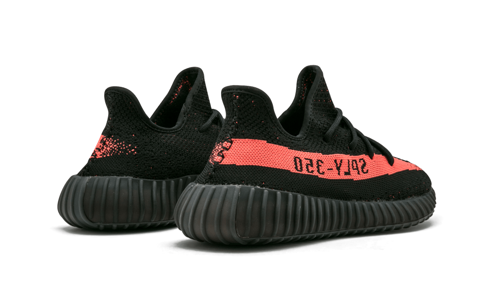 Overkicks - Adidas Yeezy Boost 350 V2 Core Black Red (BY9612) - par completo