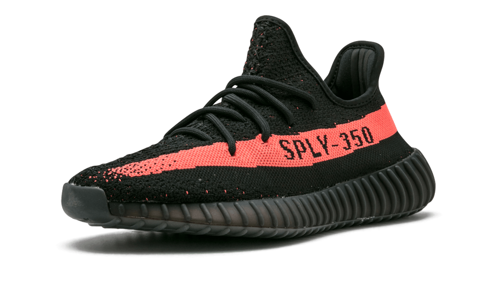 Overkicks - Adidas Yeezy Boost 350 V2 Core Black Red (BY9612) - detalle lateral