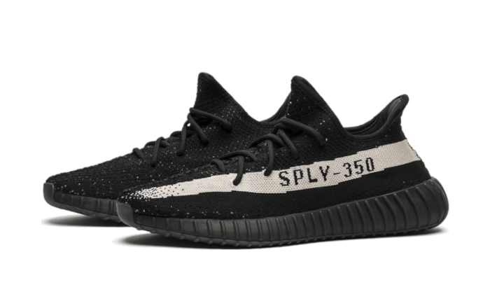 Overkicks - Adidas Yeezy Boost 350 V2 Core Black White (BY1604) - vista trasera