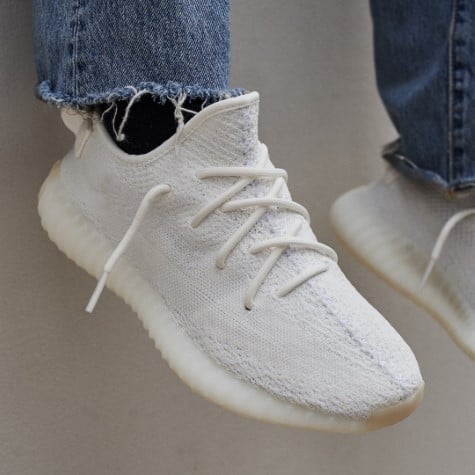 Overkicks - Adidas Yeezy Boost 350 V2 Cream (CP9366) - detalle upper