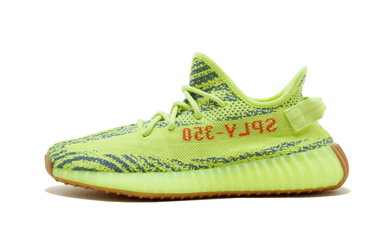 Overkicks - Adidas Yeezy Boost 350 V2 Semi Frozen Yellow (B37572) - vista lateral