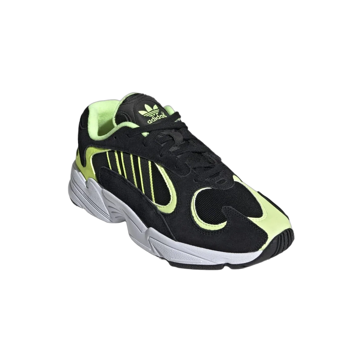 Overkicks - Adidas Yung-1 Core Black Hi Res Yellow (EE5317) - detalle suela