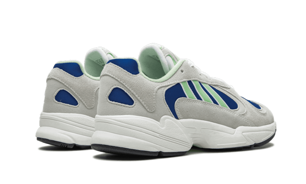 Overkicks - Adidas Yung 1 Glow Green Royal (EE5318) - par completo