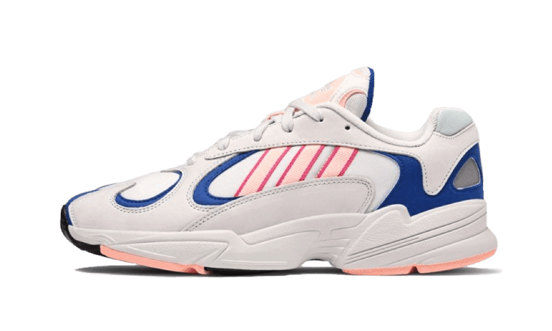 Overkicks - Adidas Yung-1 White Orange Royal (BD7654) - vista lateral