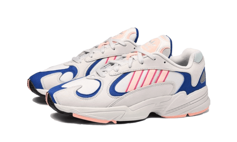 Overkicks - Adidas Yung-1 White Orange Royal (BD7654) - vista trasera