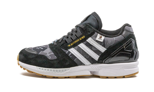 Overkicks - Adidas ZX 8000 Bape Undefeated Black (FY8852) - vista lateral