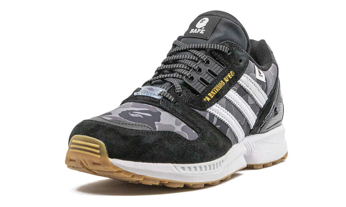 Overkicks - Adidas ZX 8000 Bape Undefeated Black (FY8852) - detalle suela