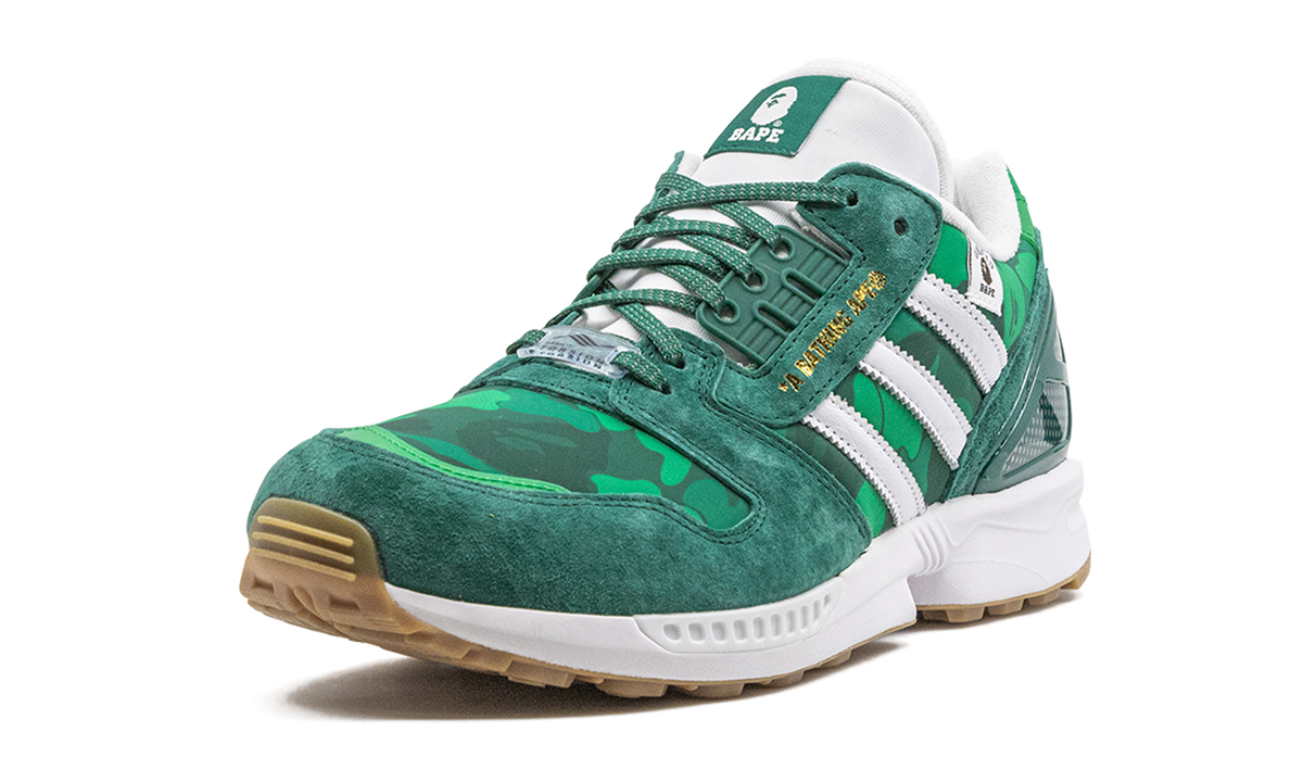 Overkicks - Adidas ZX 8000 Bape Undefeated Green (FY8851) - detalle suela