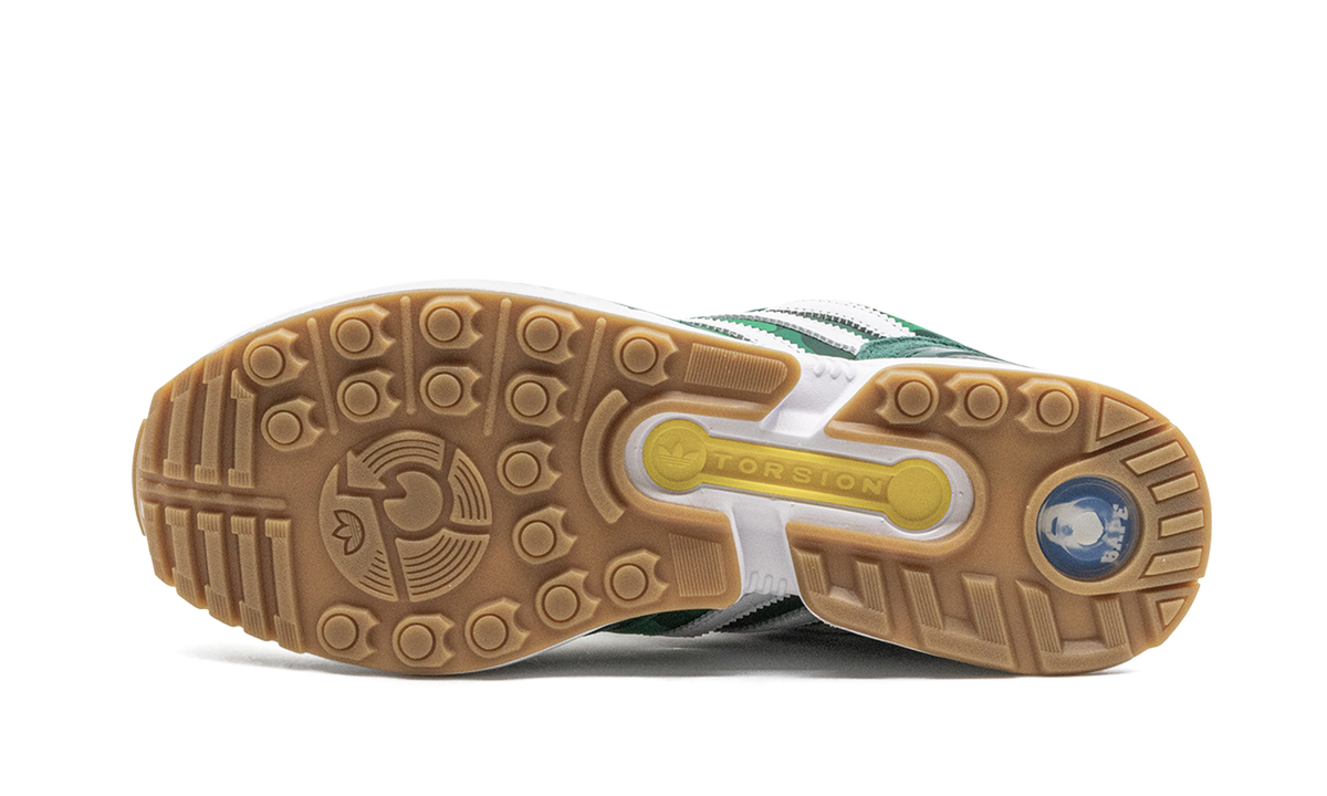 Overkicks - Adidas ZX 8000 Bape Undefeated Green (FY8851) - vista superior