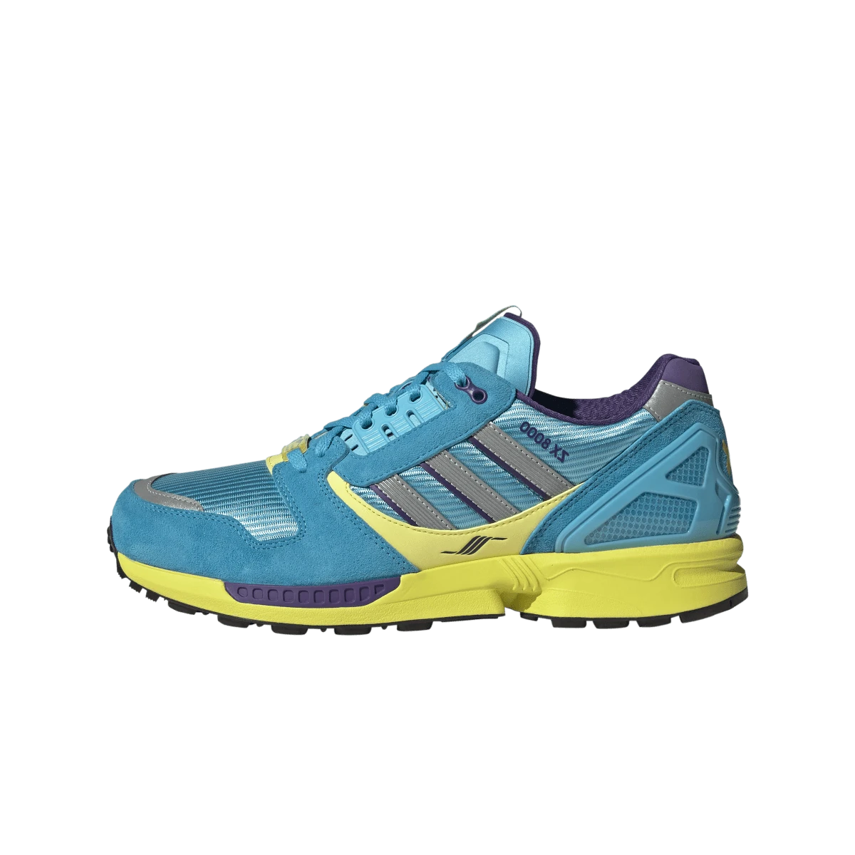 Overkicks - Adidas ZX 8000 Consortium Blue Glow Unity Purple (JQ6739) - vista lateral