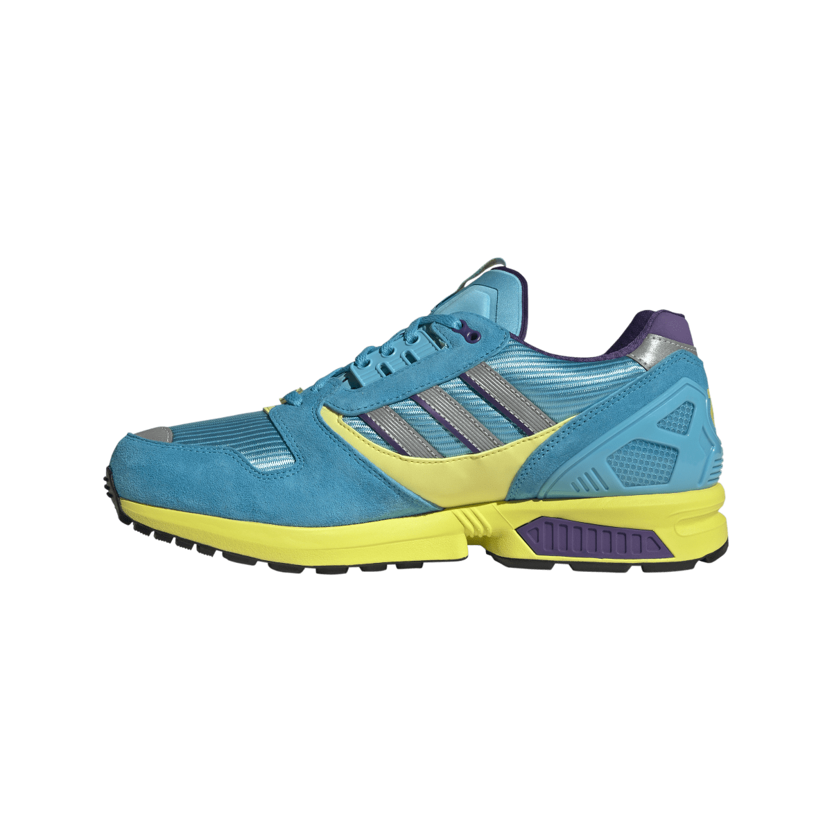 Overkicks - Adidas ZX 8000 Consortium Blue Glow Unity Purple (JQ6739) - detalle lateral interior