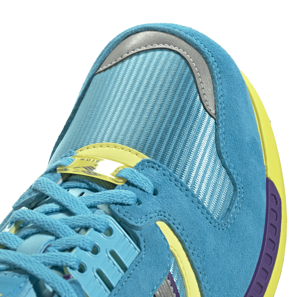 Overkicks - Adidas ZX 8000 Consortium Blue Glow Unity Purple (JQ6739) - detalle