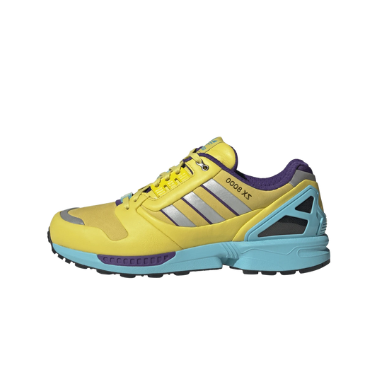 Overkicks - Adidas ZX 8000 Consortium Yellow Blue Glow (JQ4359) - vista lateral