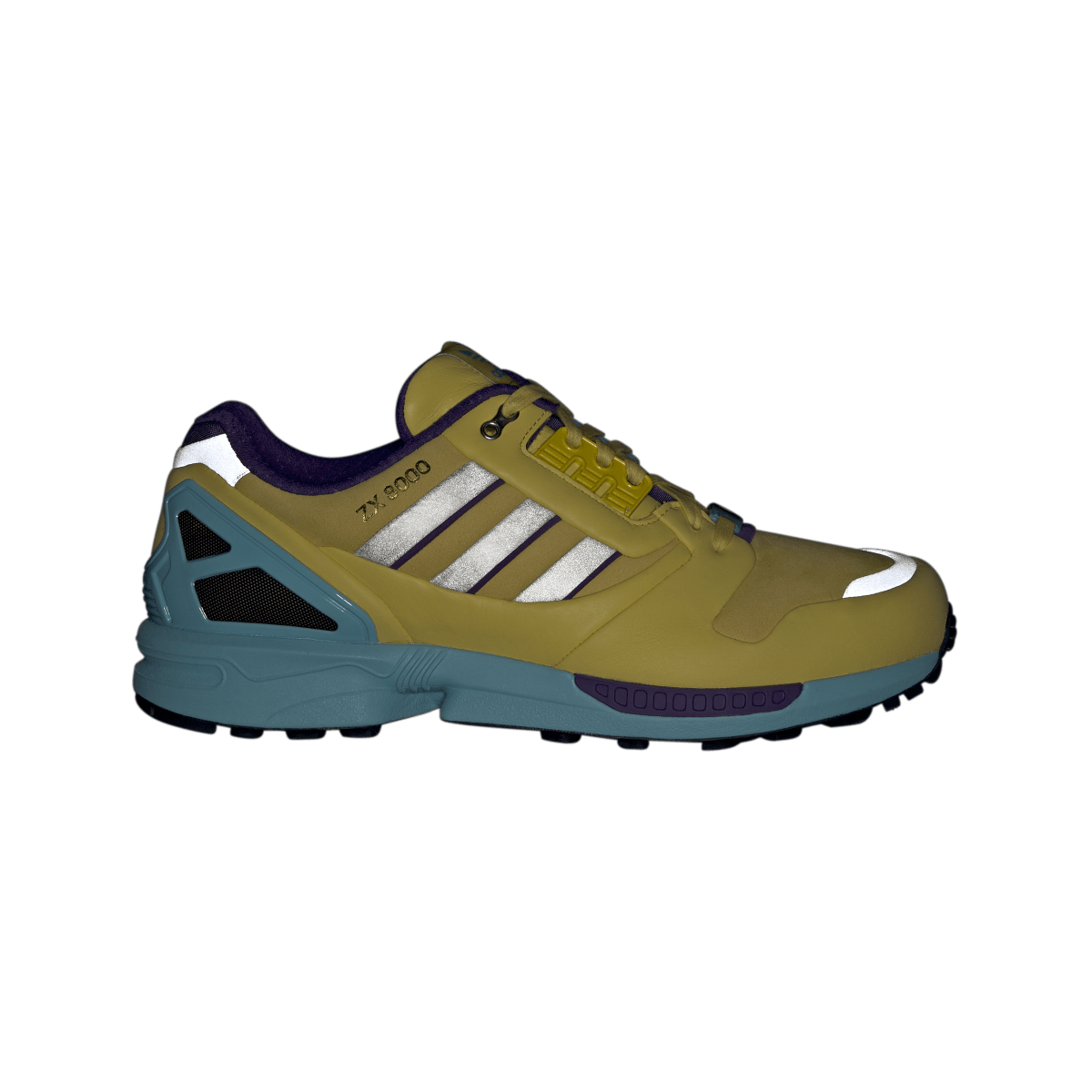 Overkicks - Adidas ZX 8000 Consortium Yellow Blue Glow (JQ4359) - par completo