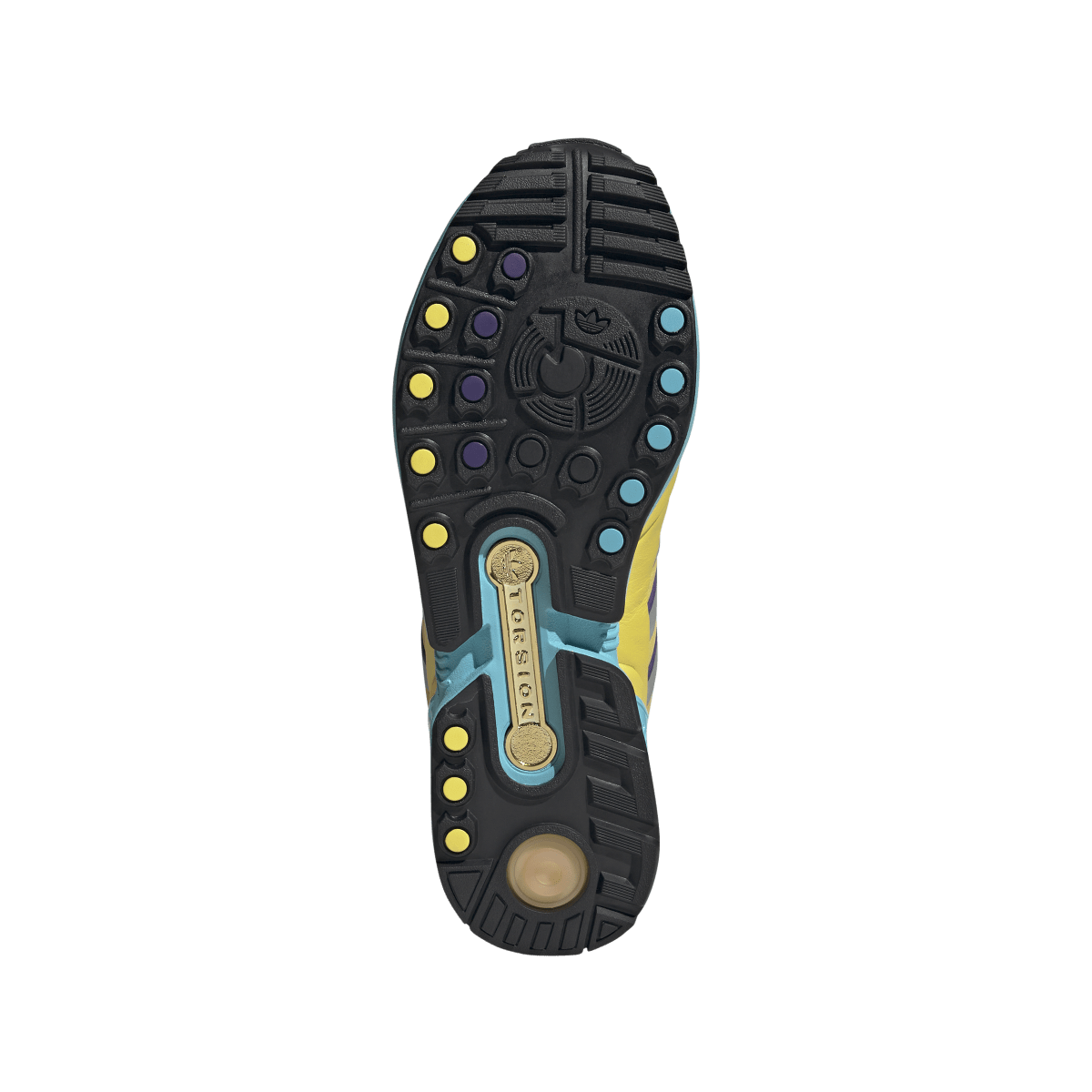 Overkicks - Adidas ZX 8000 Consortium Yellow Blue Glow (JQ4359) - vista superior