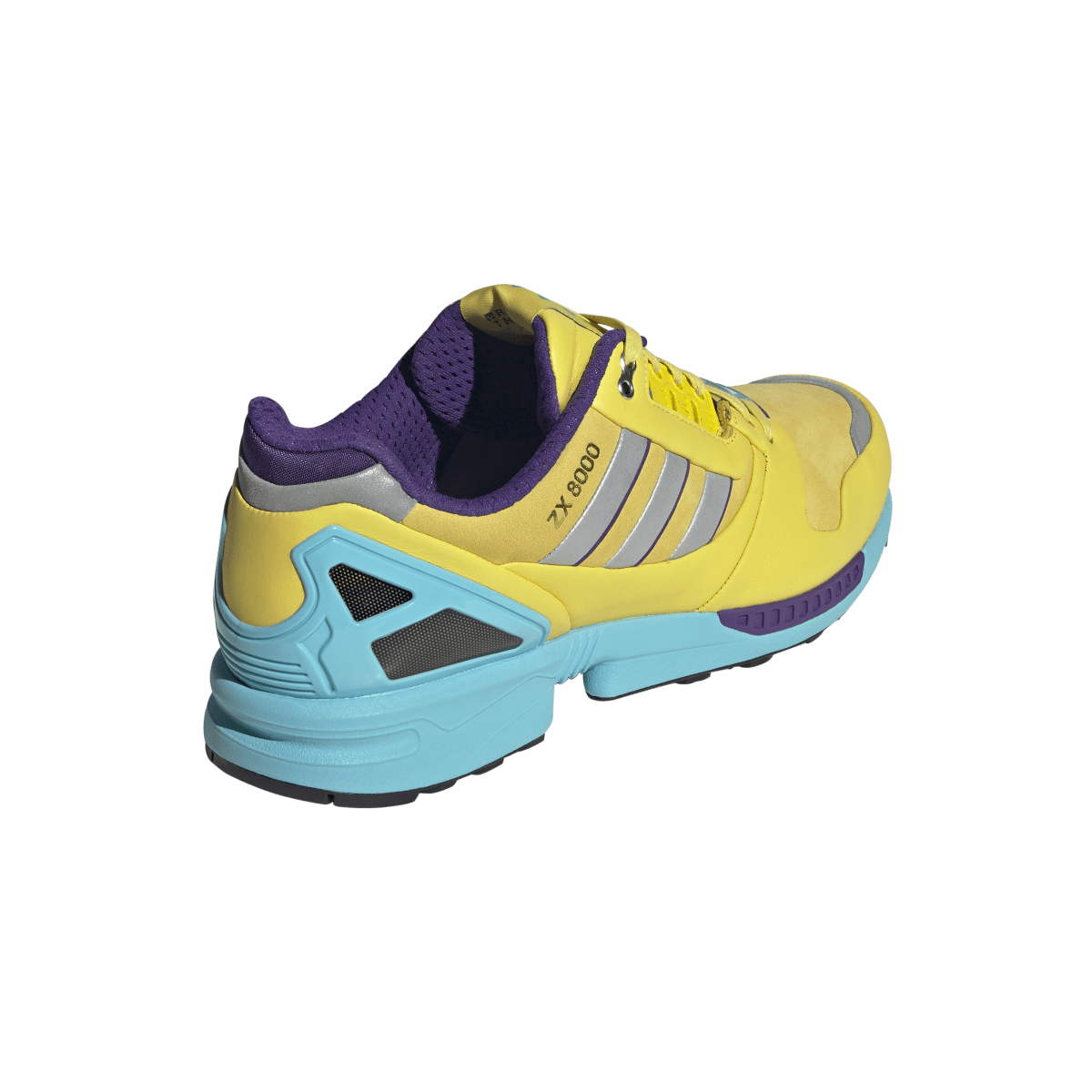 Overkicks - Adidas ZX 8000 Consortium Yellow Blue Glow (JQ4359) - detalle talon