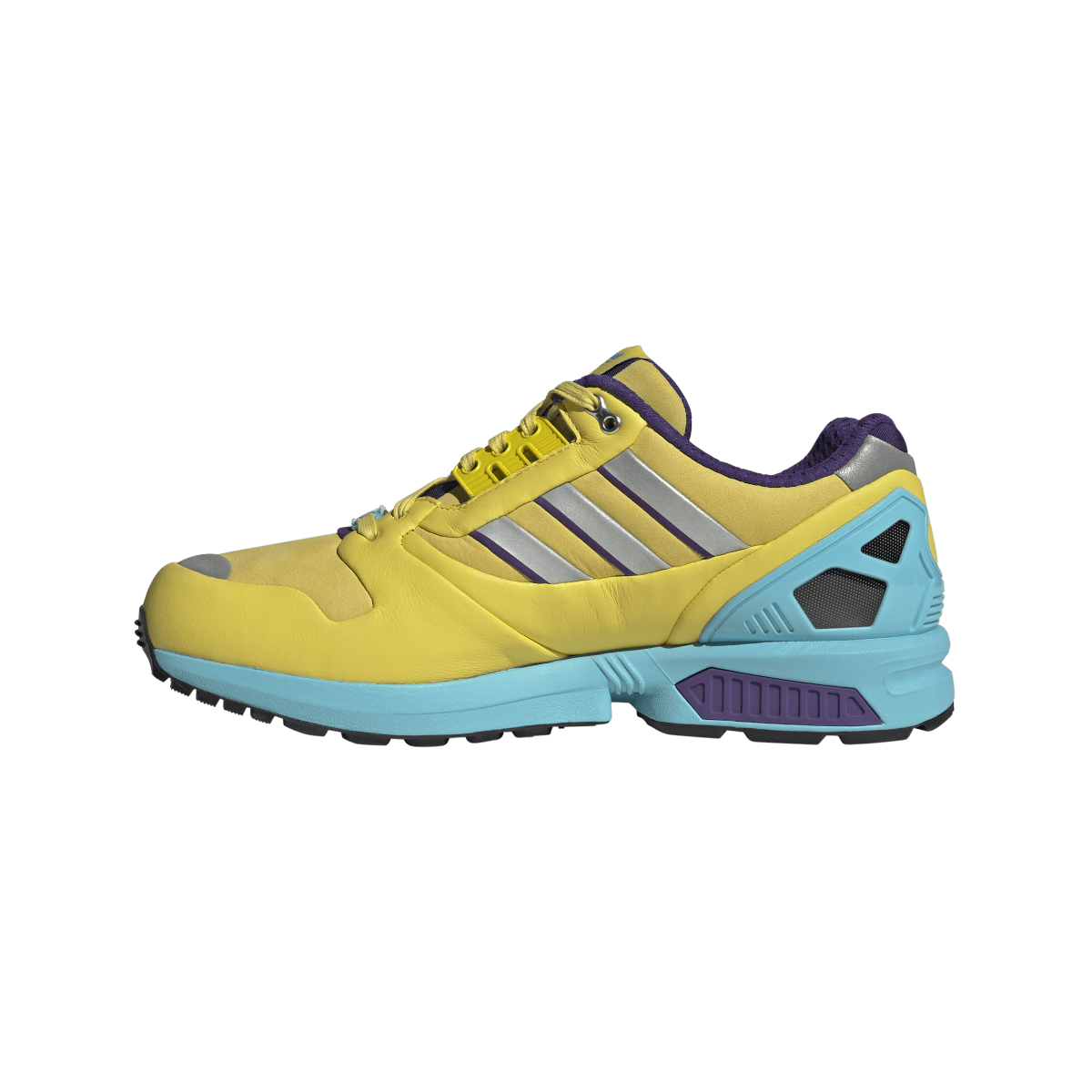 Overkicks - Adidas ZX 8000 Consortium Yellow Blue Glow (JQ4359) - detalle lateral interior
