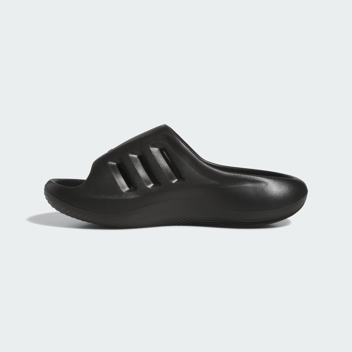 Overkicks - Adidas adiFOM IIInfinity Slide Triple Black (JI0397) - detalle talon