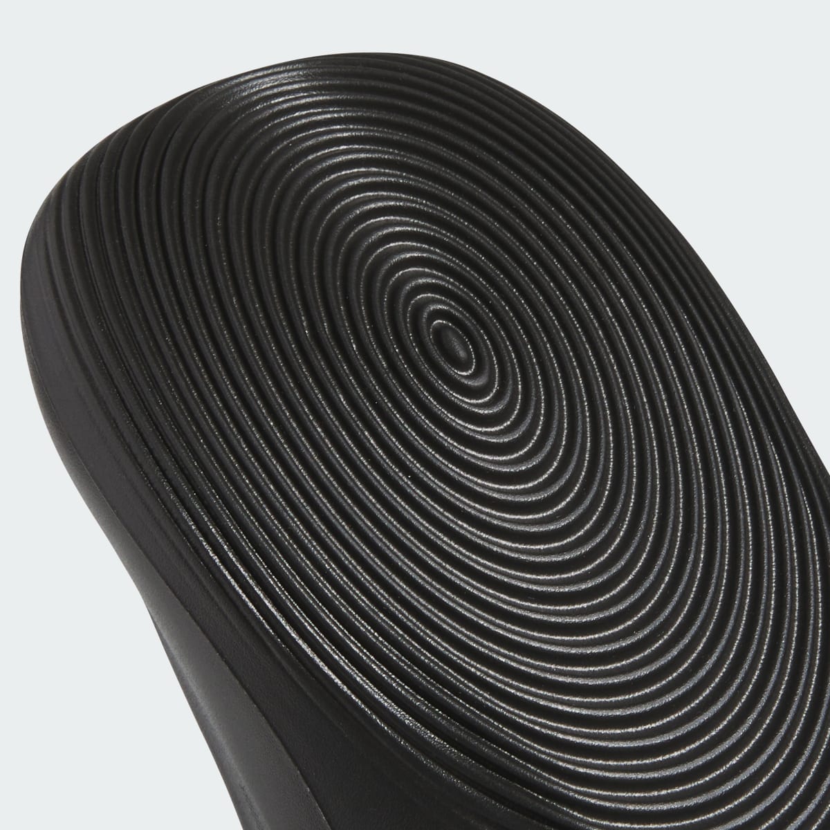 Overkicks - Adidas adiFOM IIInfinity Slide Triple Black (JI0397) - detalle lateral interior