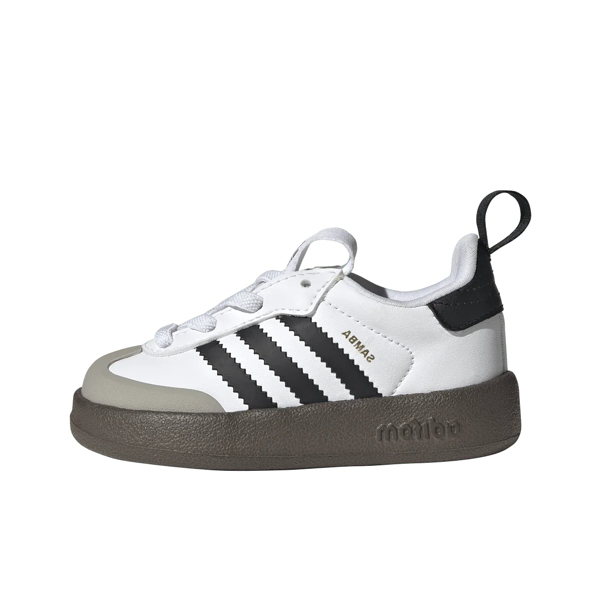 Overkicks - Adidas adiFOM Samba 360 White Black Gum (TD) (IH3506) - vista lateral