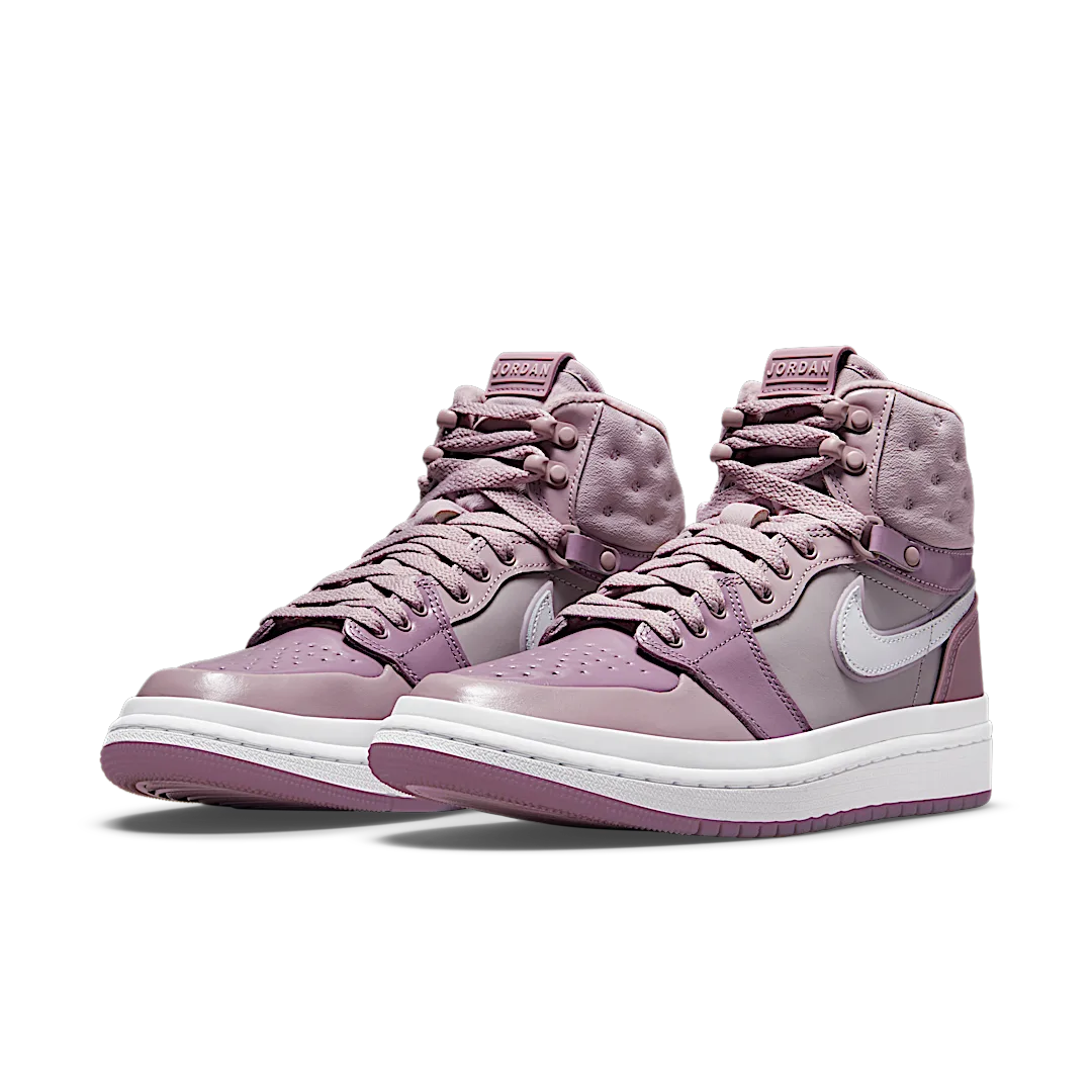 Overkicks - Air Jordan 1 Acclimate Plum Fog (DC7723-500) - vista trasera