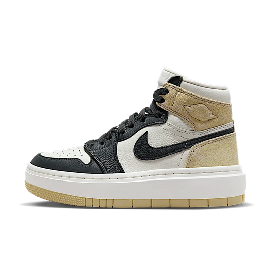 Overkicks - Air Jordan 1 Elevate High Beige Black Toe (DN3253-700) - vista lateral