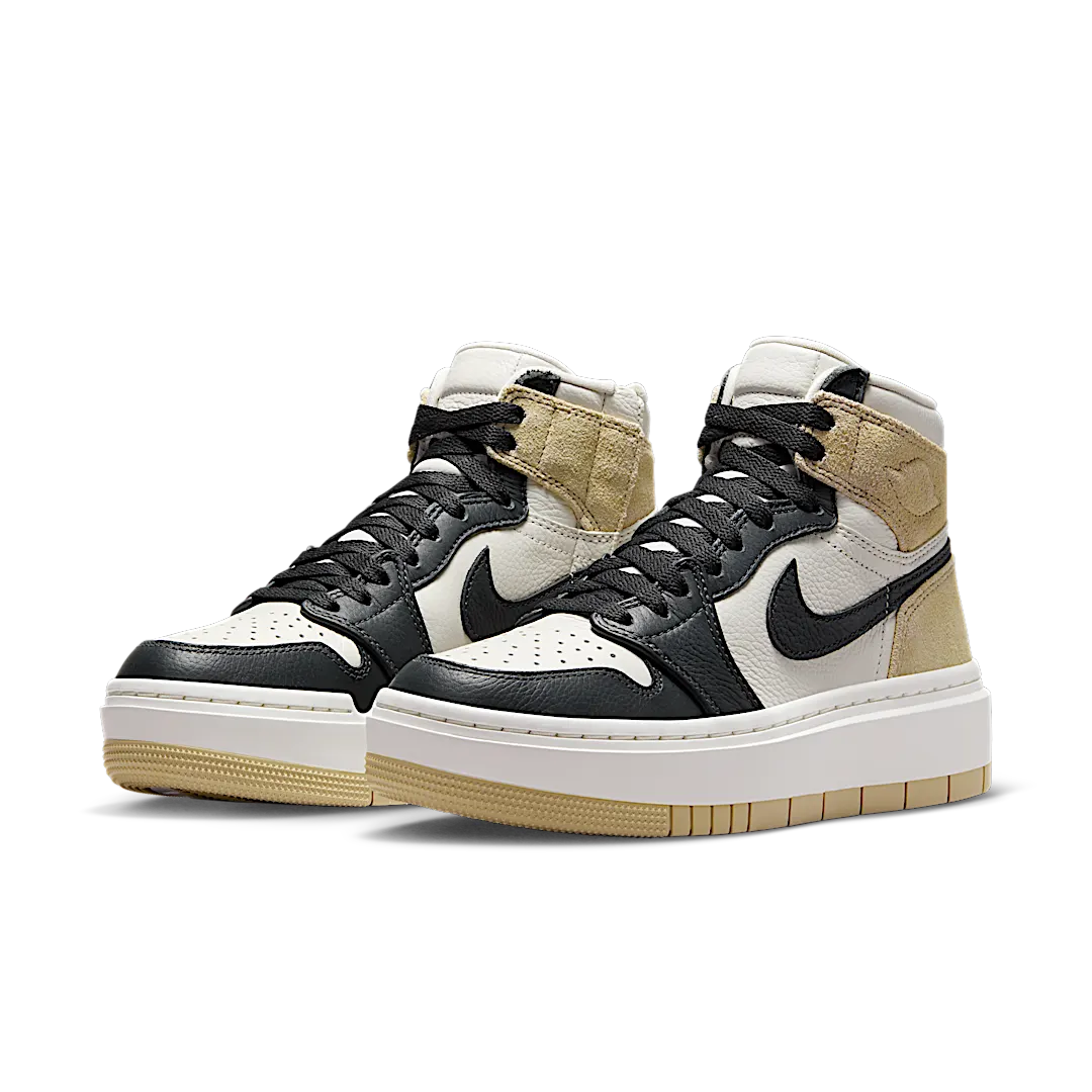 Overkicks - Air Jordan 1 Elevate High Beige Black Toe (DN3253-700) - vista trasera