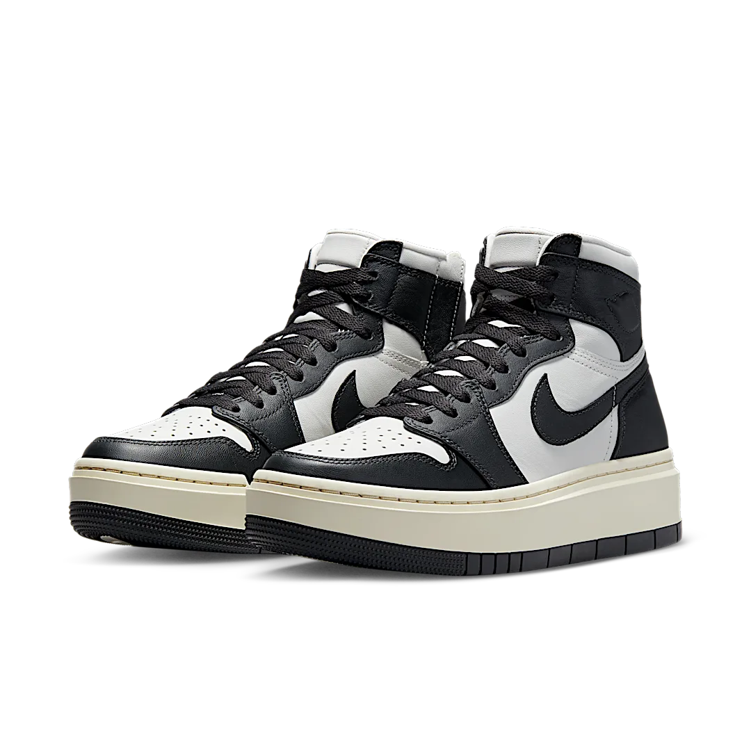 Overkicks - Air Jordan 1 Elevate High Summit White Dark Ash (DN3253-100) - vista trasera